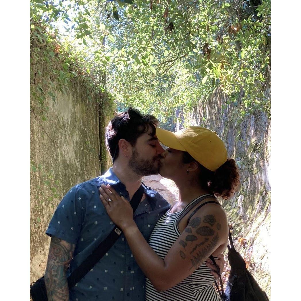 The moment he proposed, and she said "I do"