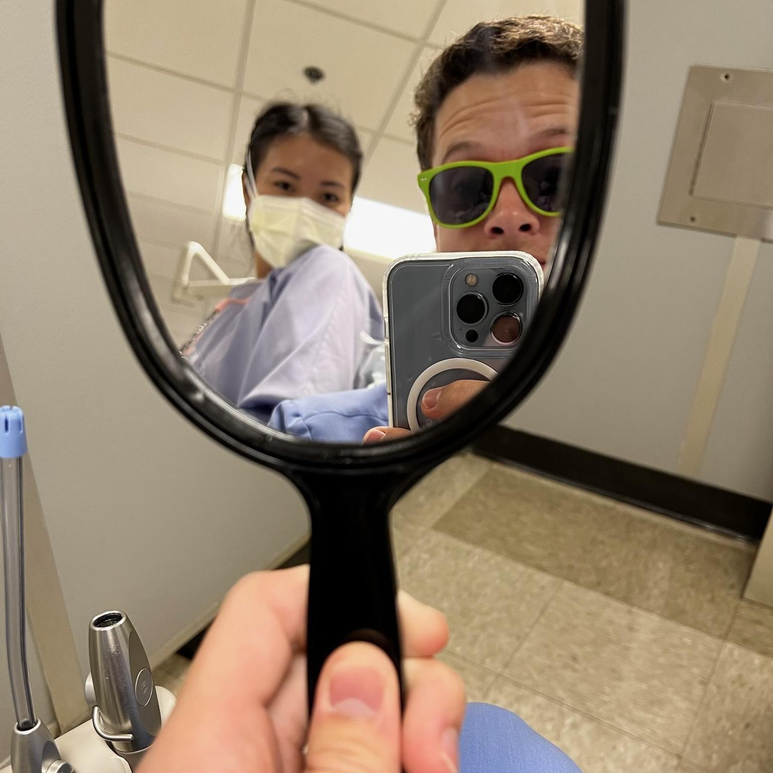 July 26, 2022 • Mirror Selfie in the Clinic (Kansas City, MO)