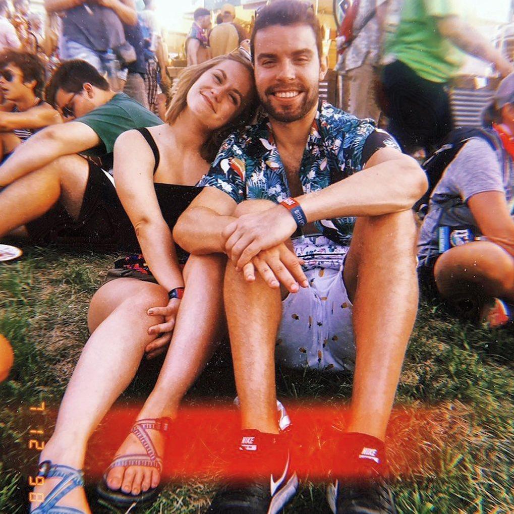 Our first ever music festival together
