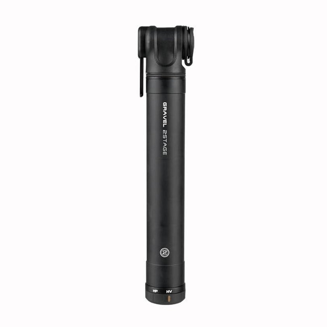 Topeak Gravel 2Stage Mini Cycle Hand Pump Features an Innovative 2Stage Pressure selector, Black