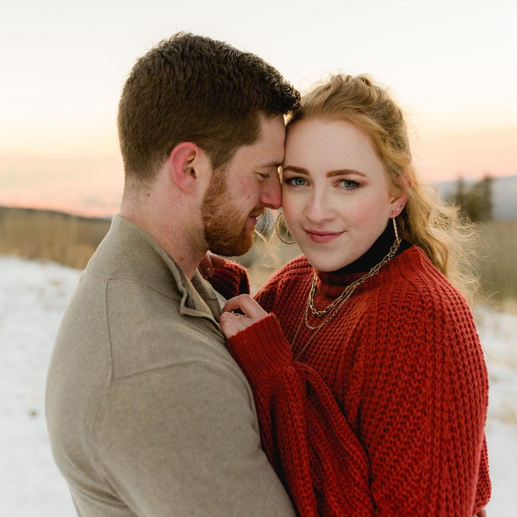 Couple's shoot with Keara (bridesmaid and sister-in-law) in November 2022.