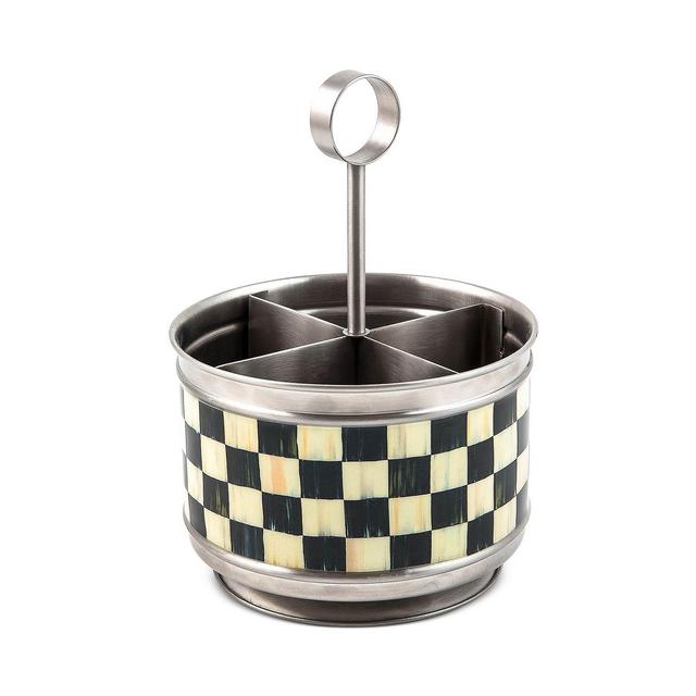 Mackenzie-Childs Courtly Check® Supper Club Flatware Caddy