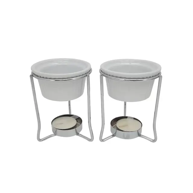 Simply Essential™ Butter Warmers in White (Set of 2)