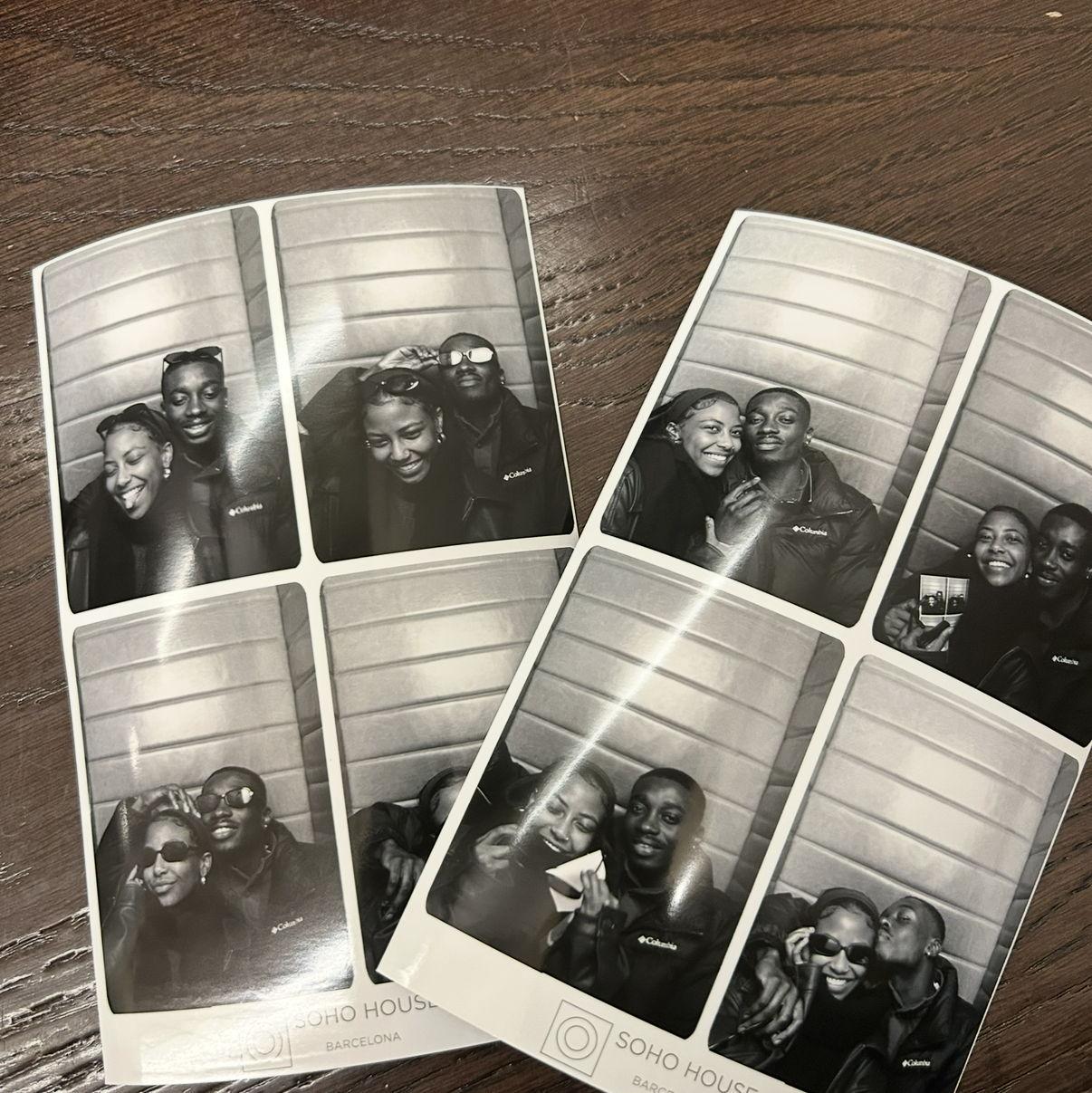 If you know us you know we love a photo booth! This was snapped in the Soho House Barcelona booth in December 2023..