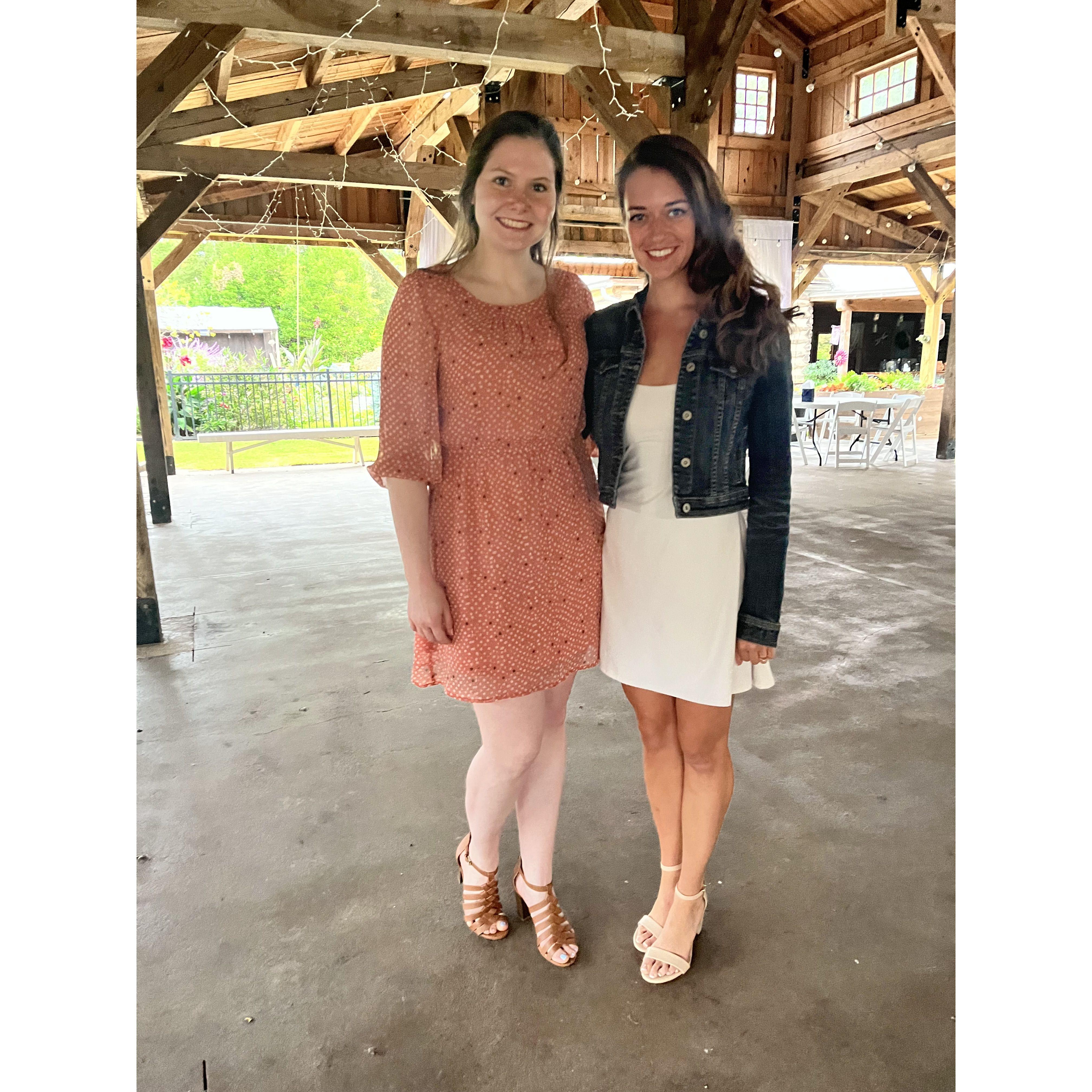 Dress Rehearsal - couldn't ask for a better maid of honor <3