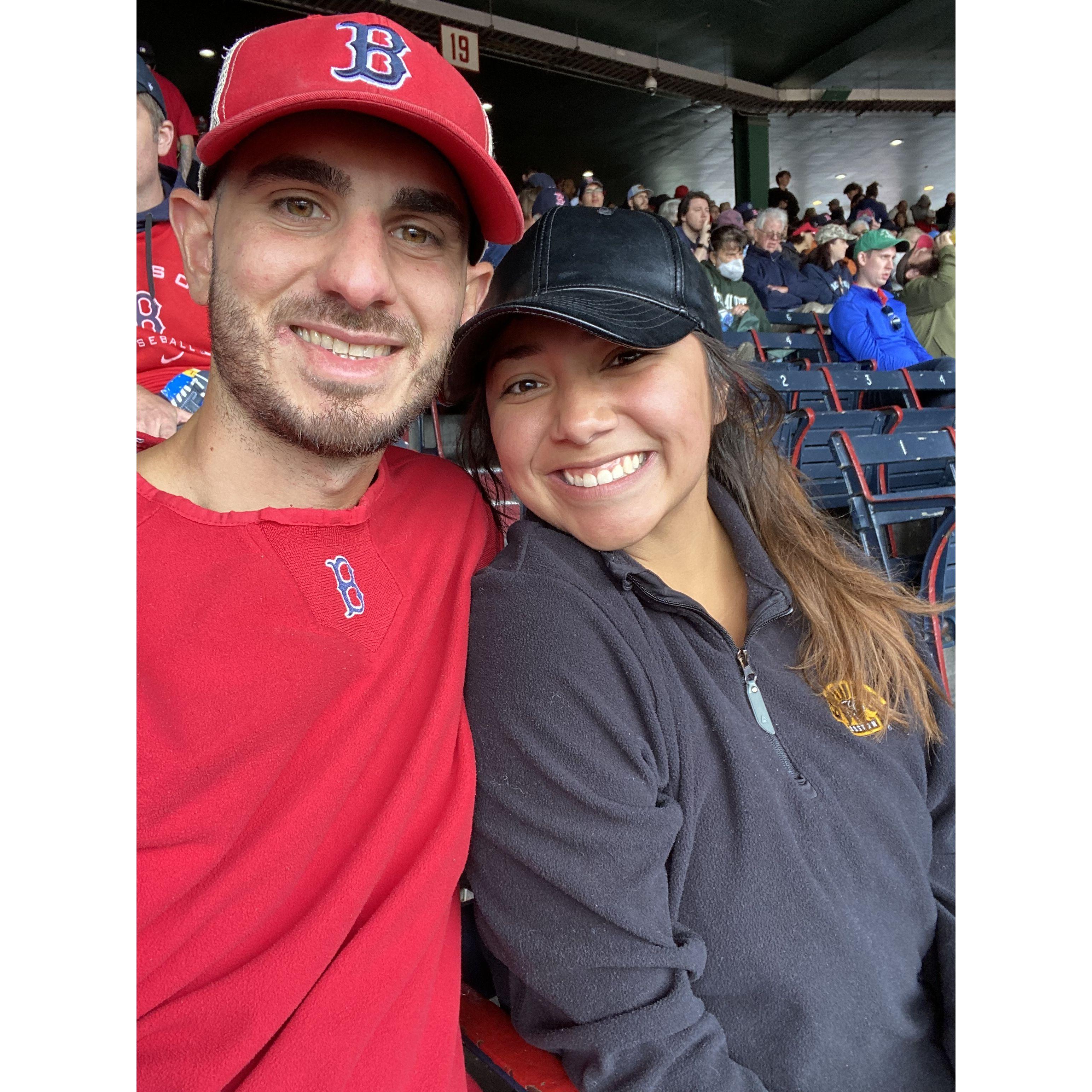 Bryce's first time taking Sonya to Fenway Park. If you really know Bryce, you know how much this excite him!!