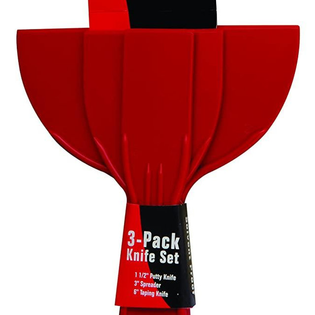 Red Devil 4718 3-Piece Plastic Knife Set