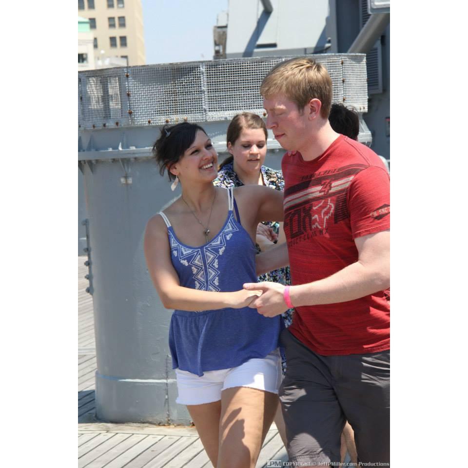 Swing Dancing on a Battleship in Virginia Beach, July 2013