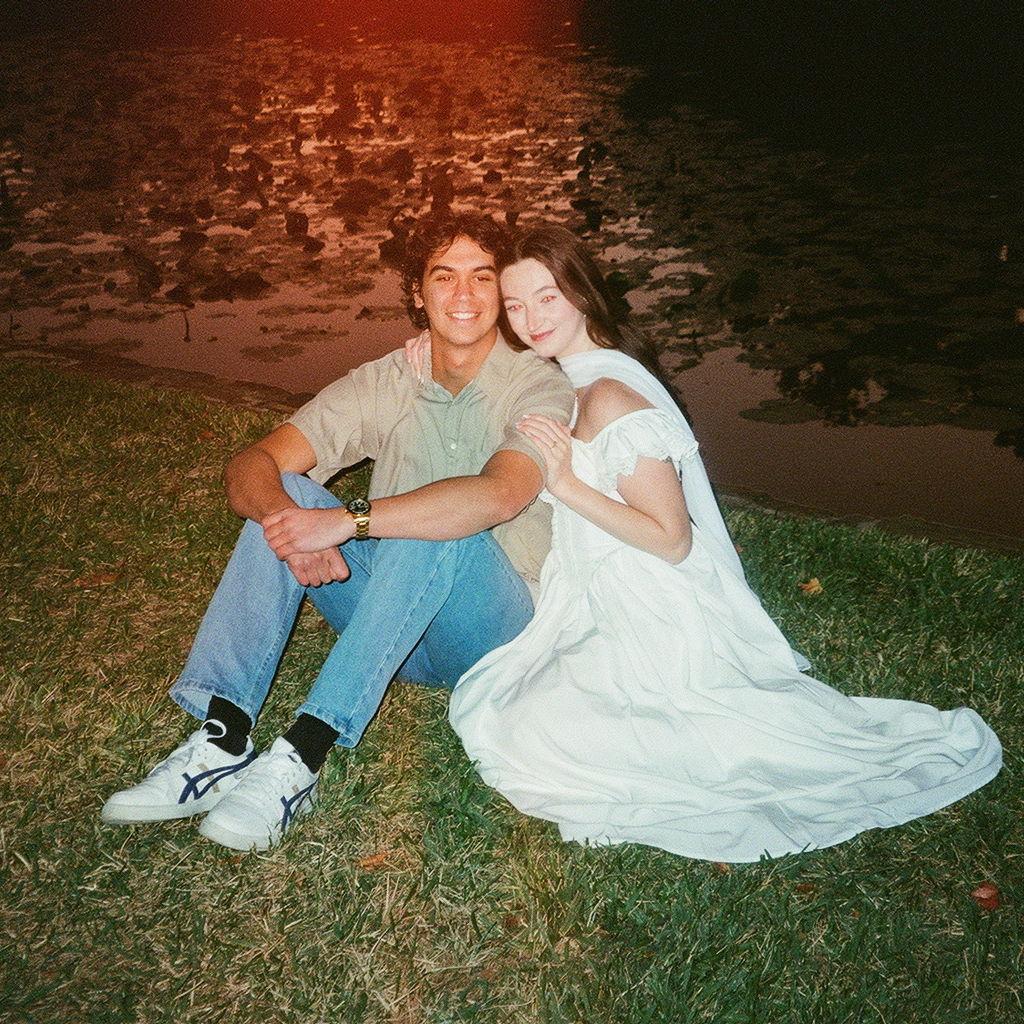 Engagement photos taken by their close friends, Stevie and Kendall.