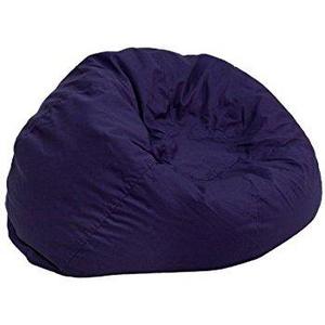 Flash Furniture Oversized Solid Navy Blue Bean Bag Chair