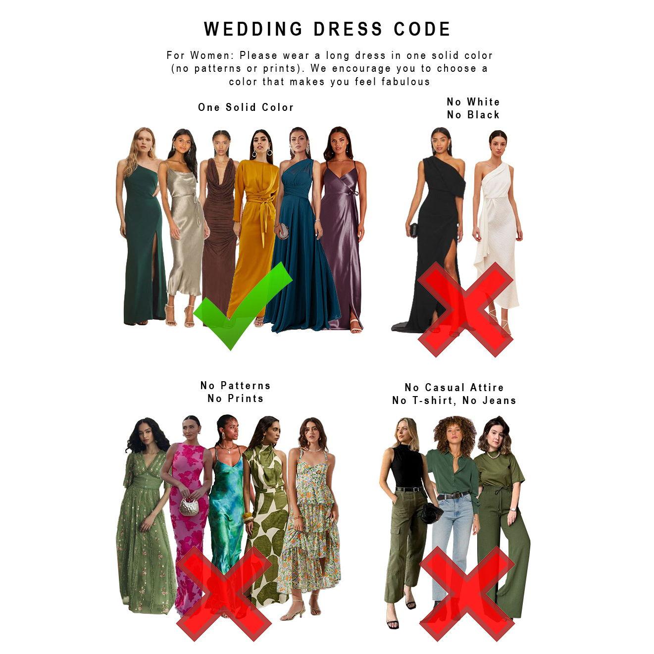 Wedding Dress Code