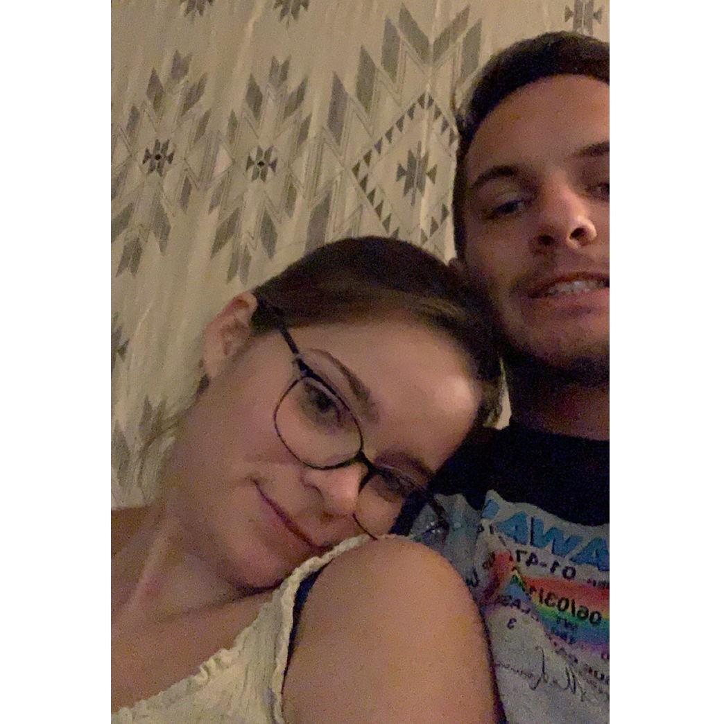 The first photo of the two of us! (January 2021)