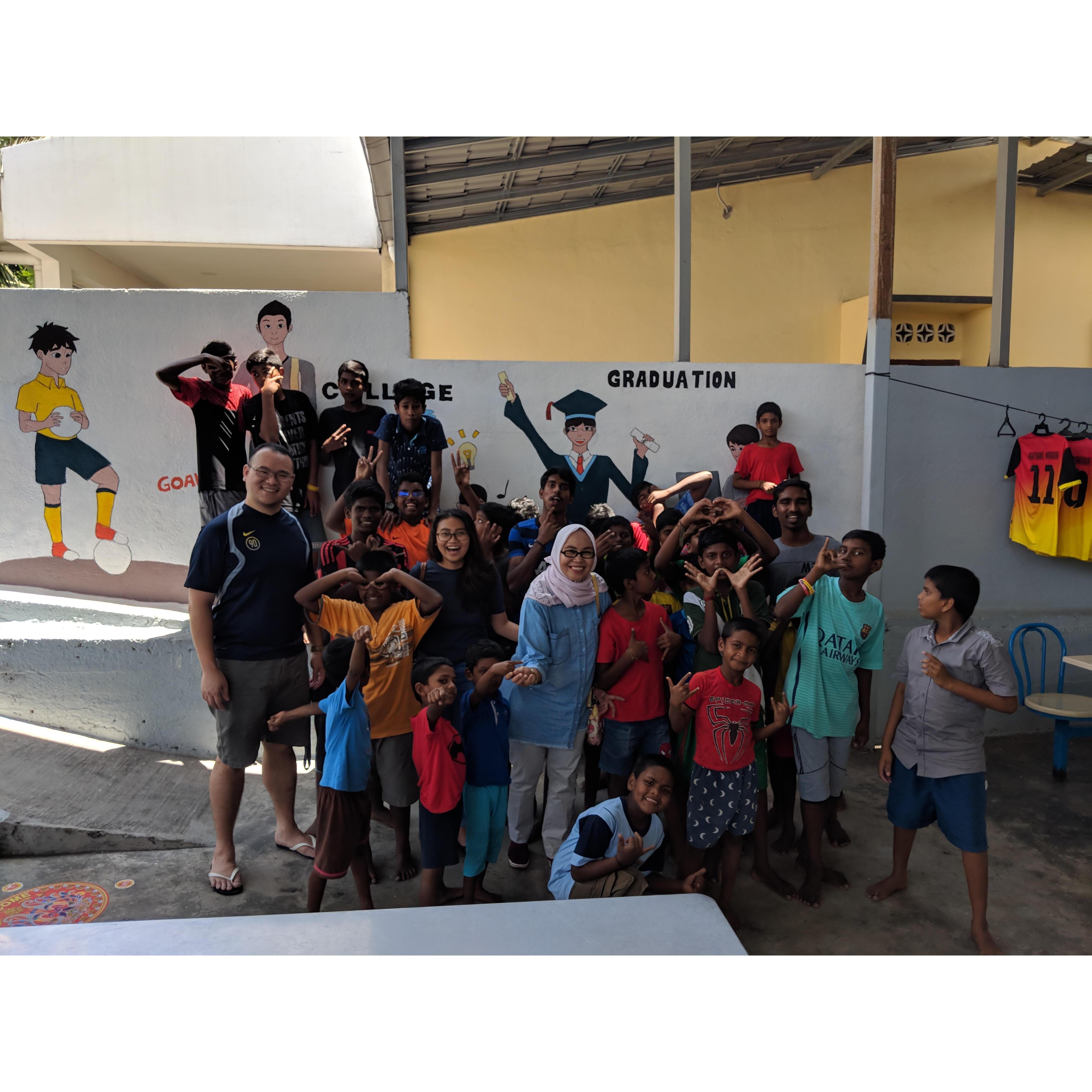 Adilla's birthday celebration at the Agathians Shelter. Happiness multiplies when you share it.