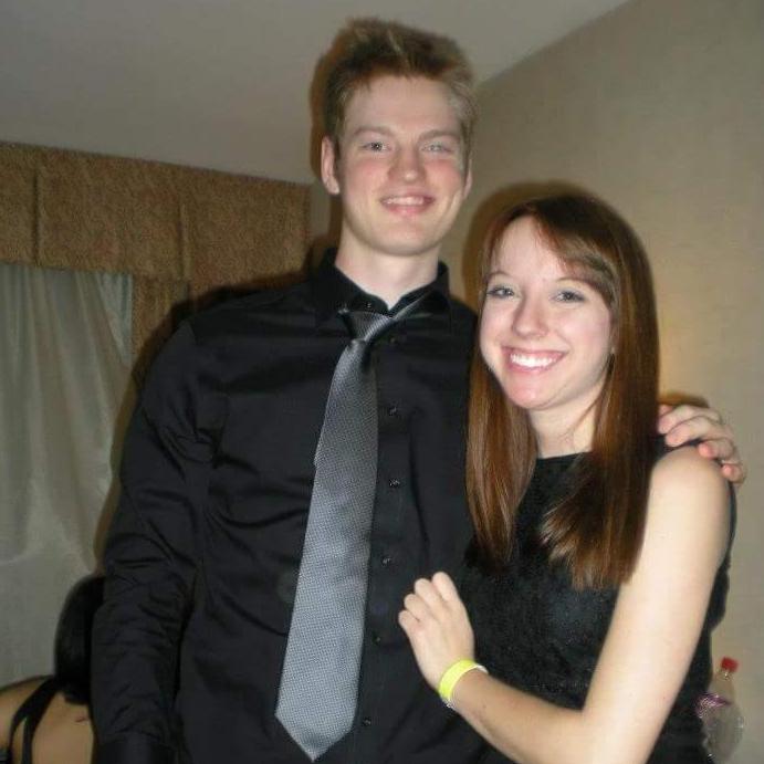 Junior/Senior Prom at College.