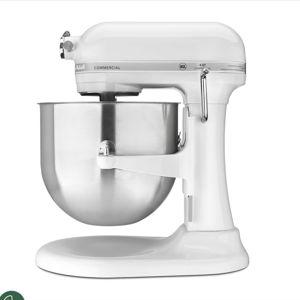NSF Certified® Commercial Series 8 Quart Bowl Lift Stand Mixer - White | KitchenAid US
