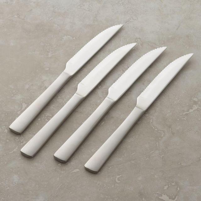 Foster Steak Knives, Set of 4, satin