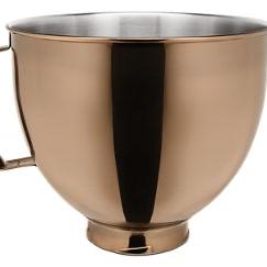 5 Quart Tilt-Head Metallic Finish Stainless Steel Bowl