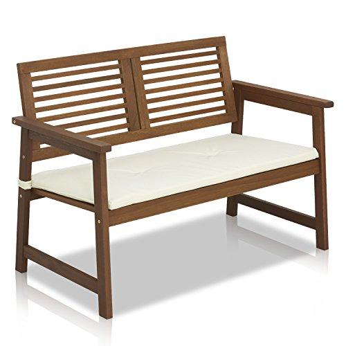 FURINNO FG161167 Tioman Hardwood Outdoor Bench in Teak Oil