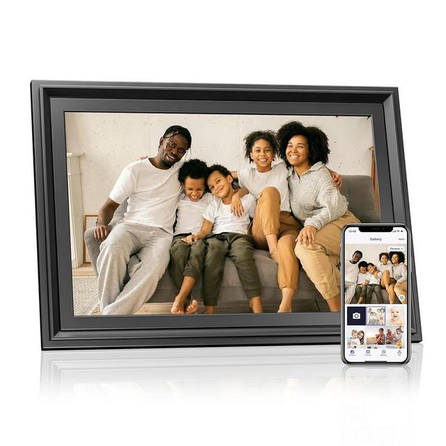 Canupdog 10.1 inch Digital Picture Frame WiFi Digital Photo Frame with 1280x800 IPS LCD Touch Screen, Auto-Rotate, Slideshow, to Share Photos or Videos Instantly via Uhale App from Anywhere