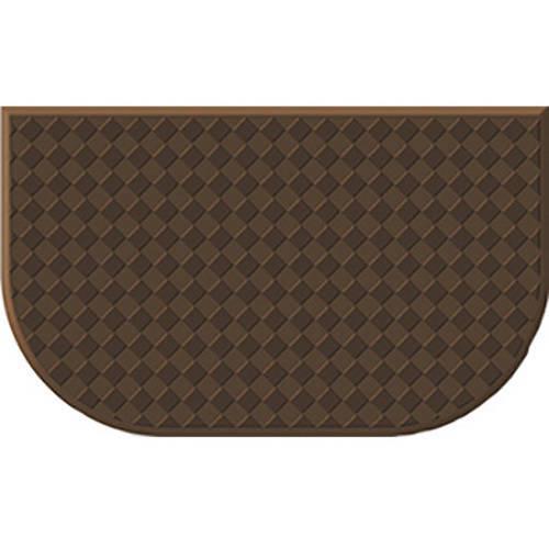 Mainstays 18" x 30" Comfort Mate D Kitchen Mat; Brown
