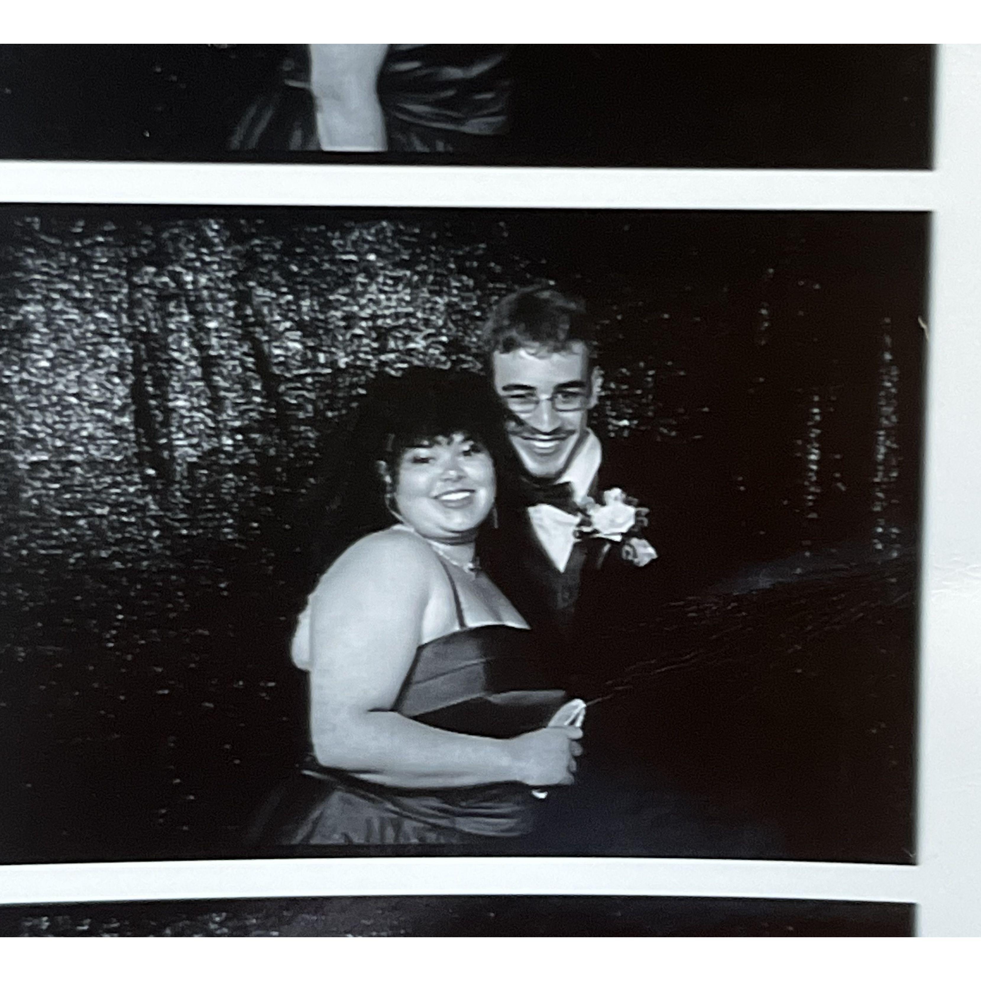 Another prom picture. We always said we look like a couple in the 80's haha!