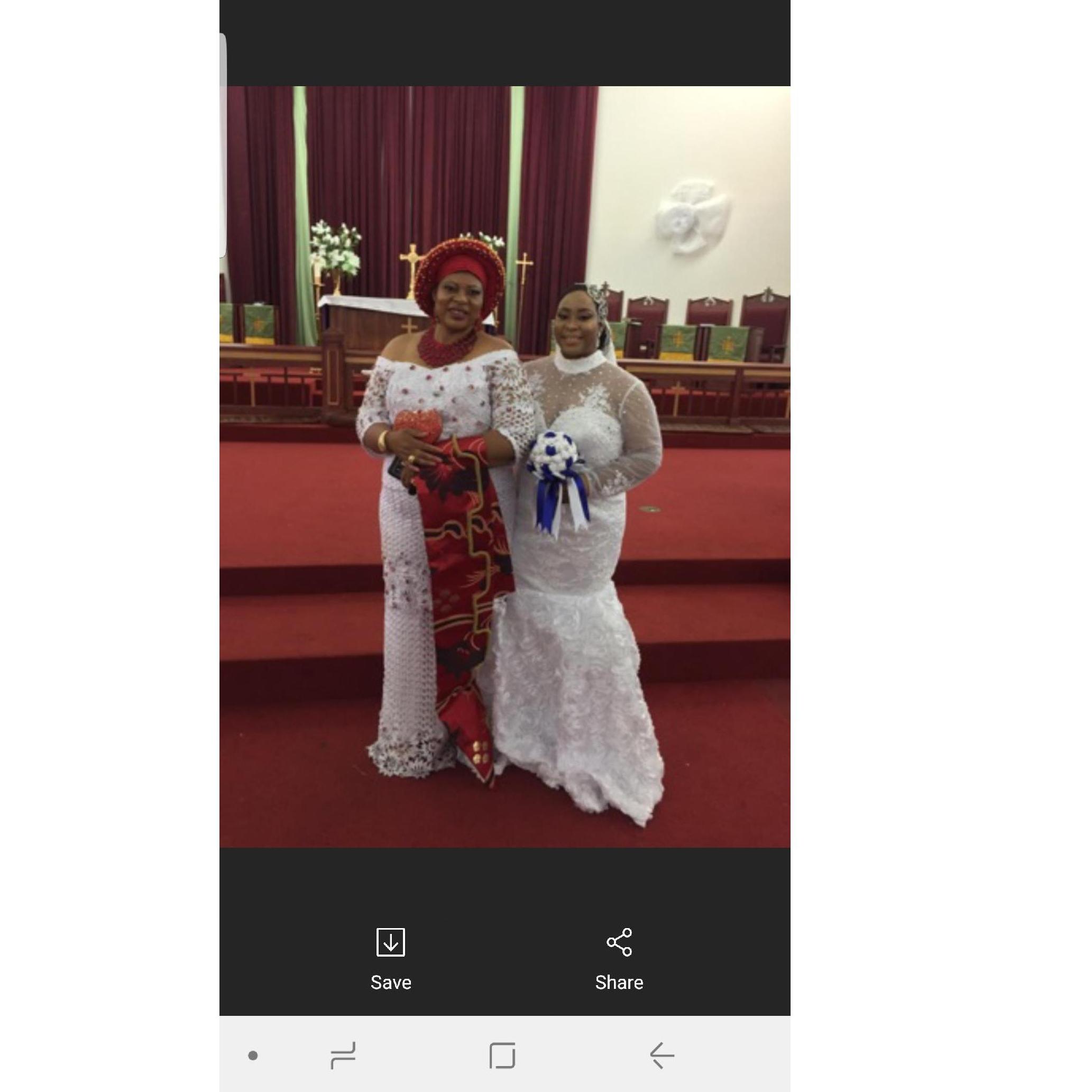 THE BRIDE AND HER MOM