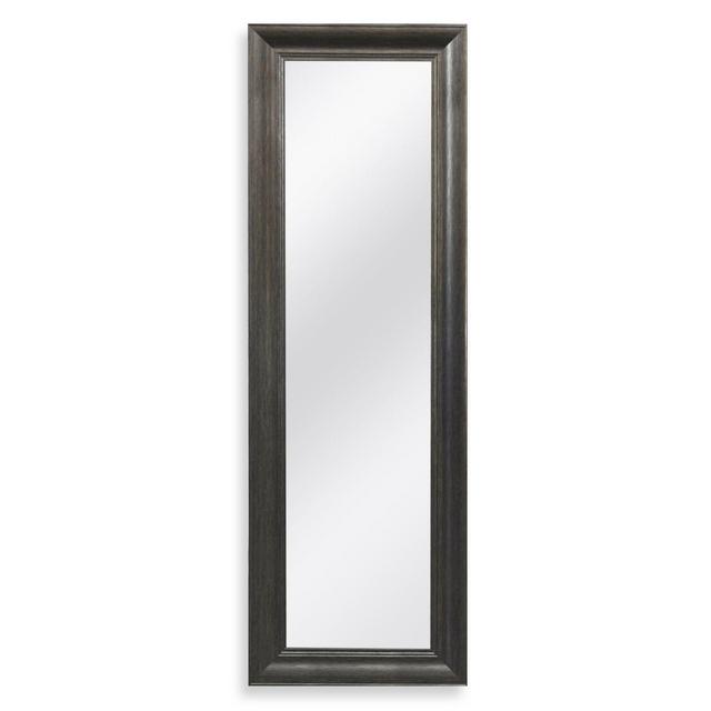 No-Tools Over-the-Door Mirror in Pewter