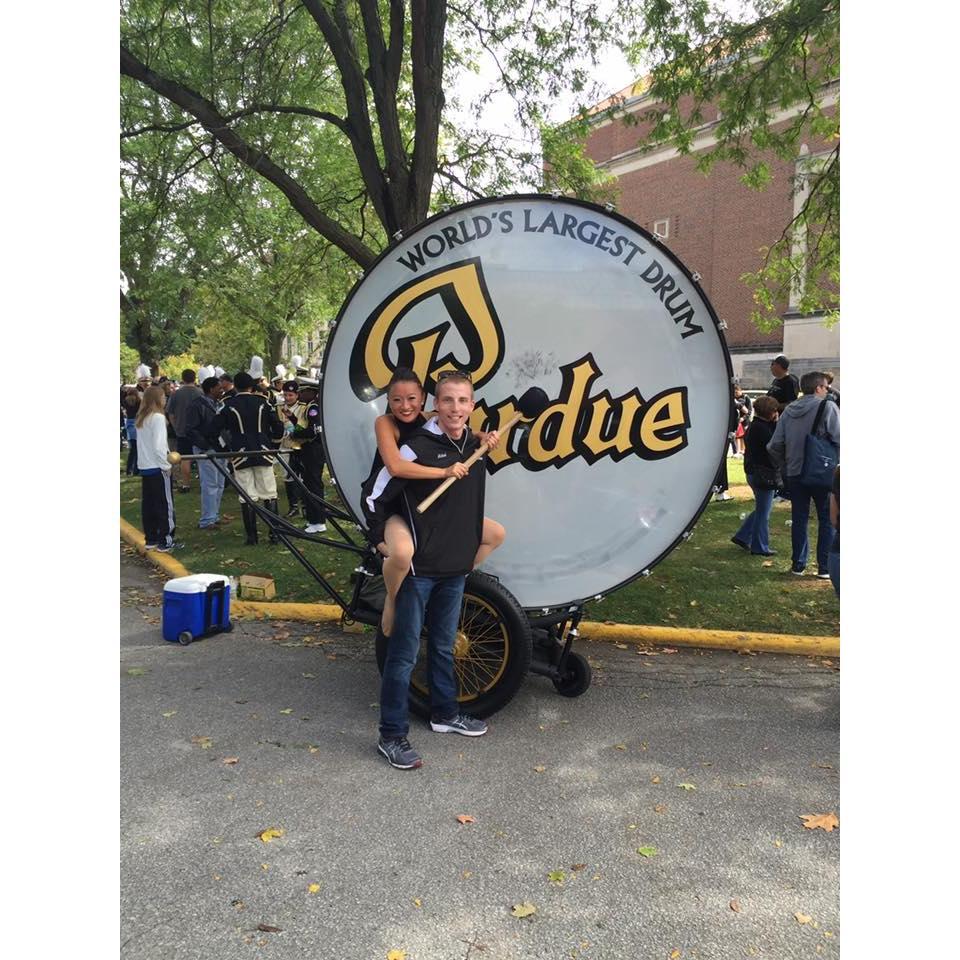 Michael's first visit to Purdue to see Sara in September 2015 and the official beginning of their relationship.