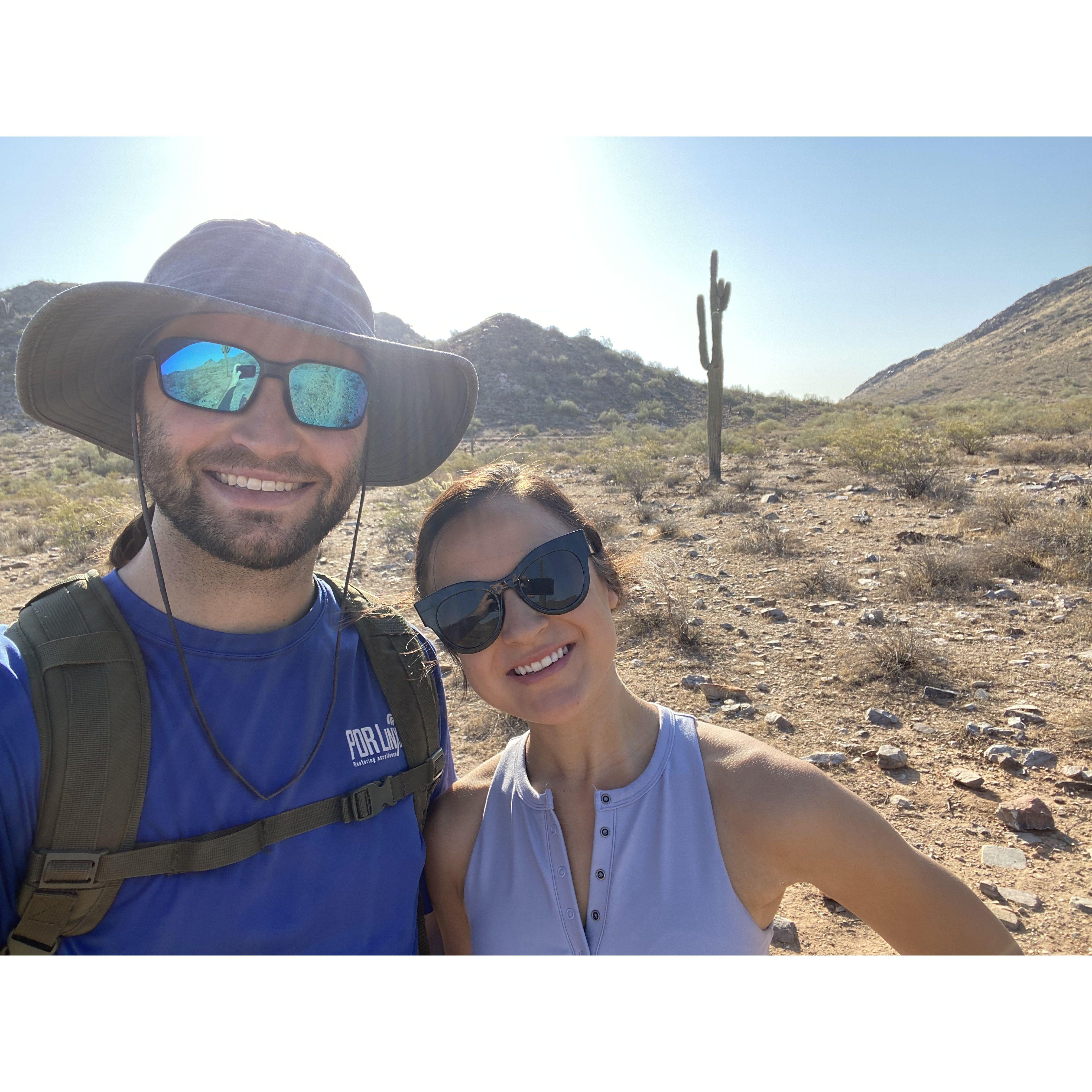 Hiking in Phoenix 2022. One of our favorite trips!