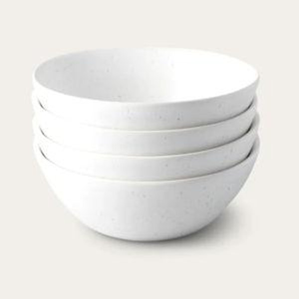 Breakfast Bowls- Speckled White
