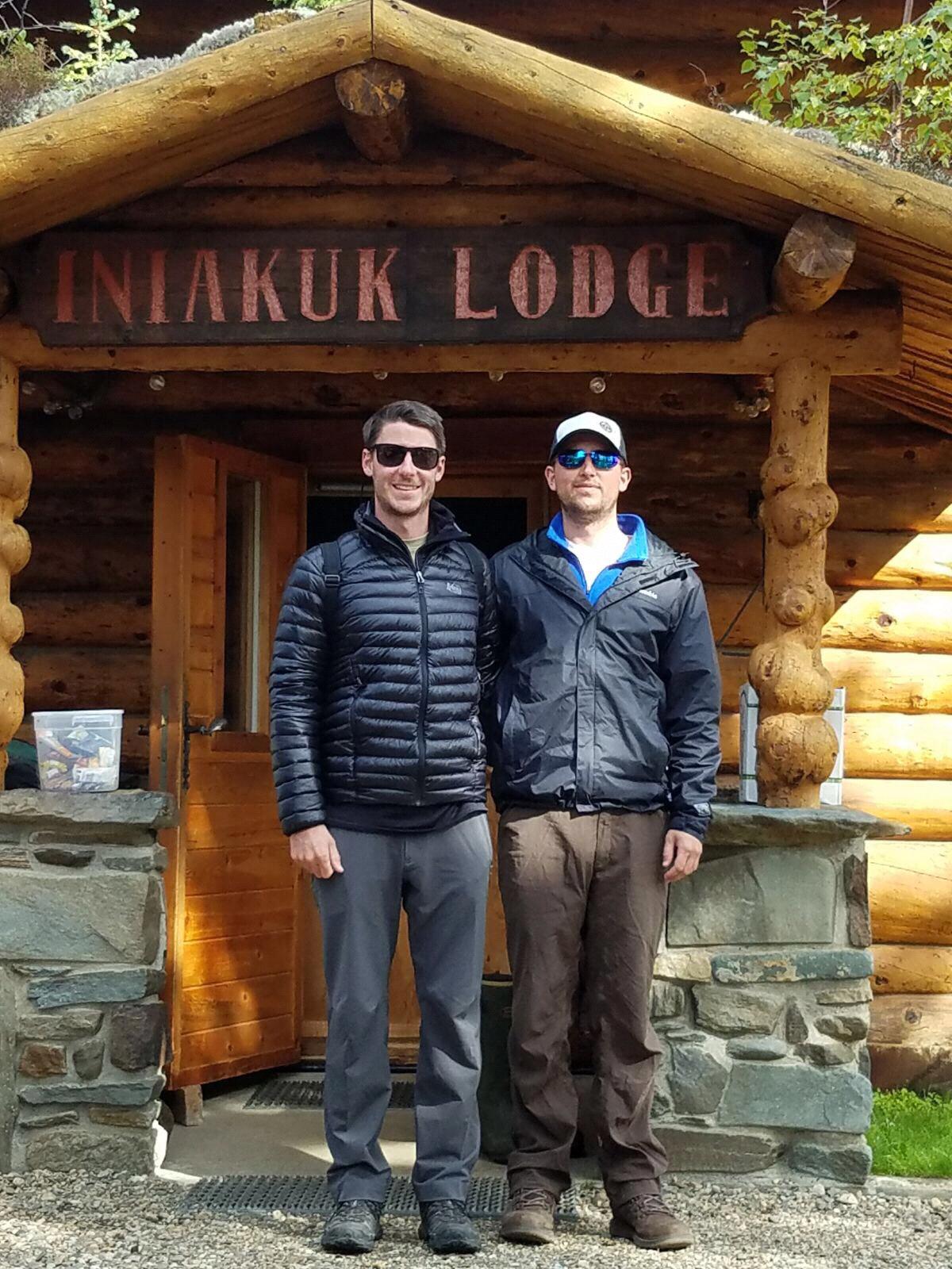 Gregory and Brian in Alaska.