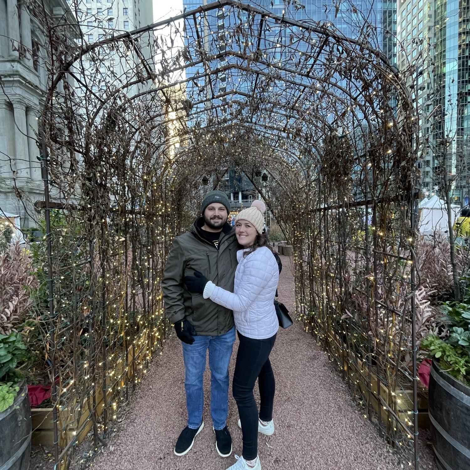 Enduring the frigid PA temps to see the beautiful Christmas markets in December 2022.