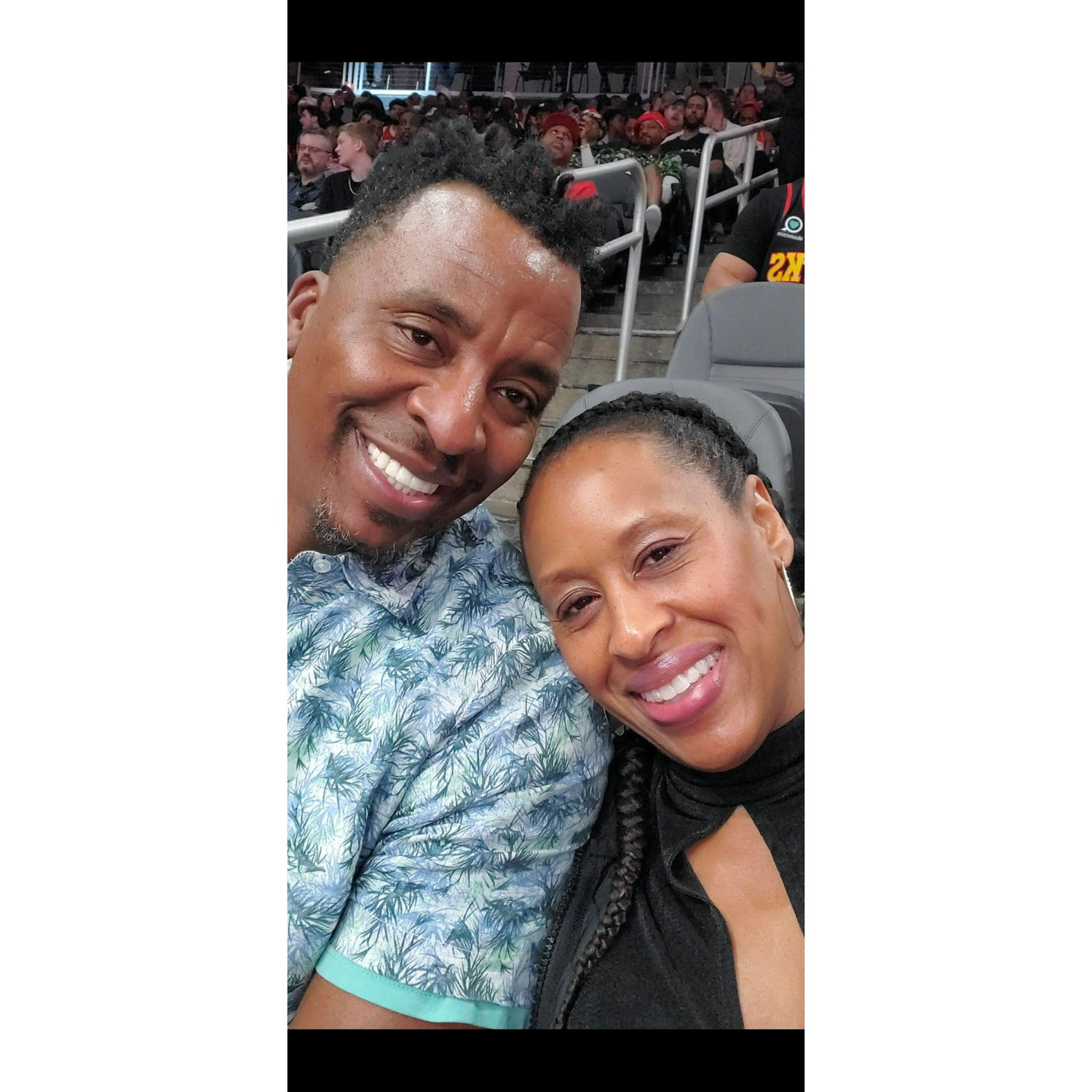 We're blessed to be able to take in so many events. This was an Atlanta Hawks game where we had incredible seats and fantastic service.