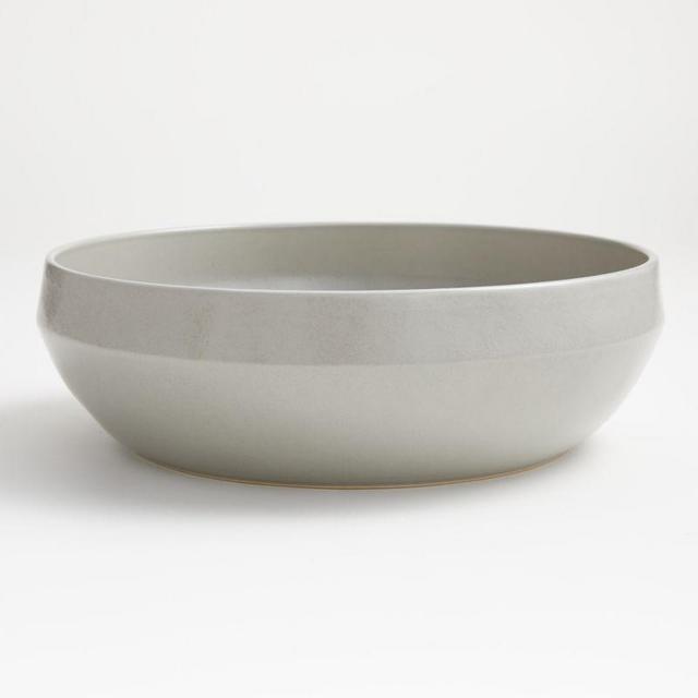 Visto Grey Stoneware Serving Bowl