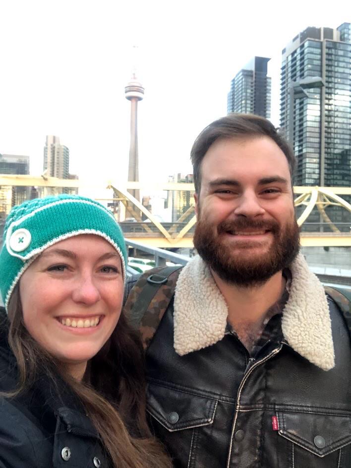 And of course, we had to get a picture of the CN tower to prove we were in Toronto.