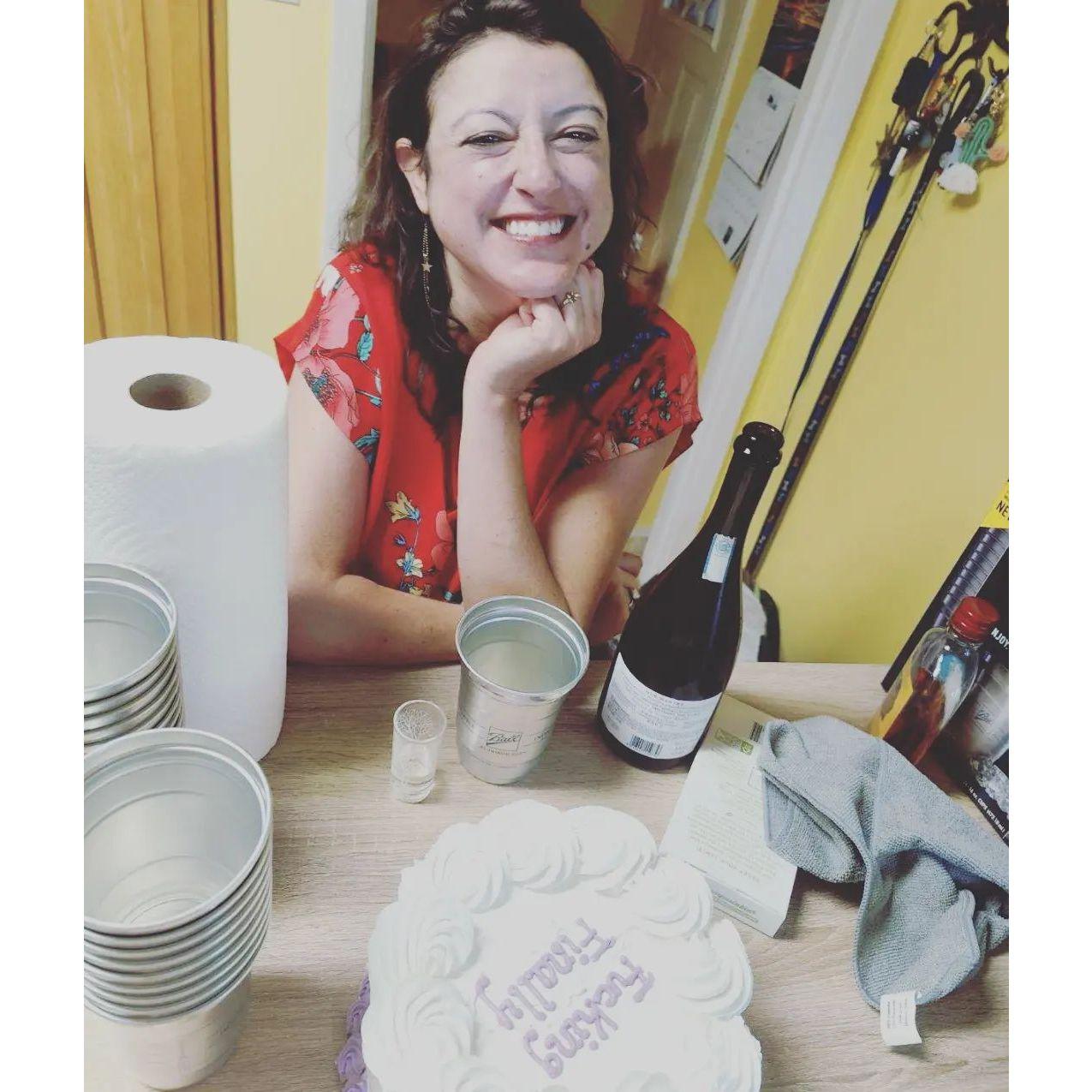 Engagement night, still life with paper towels