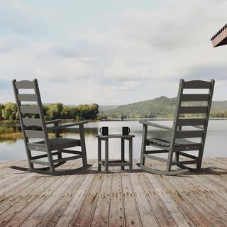Shaker 3-Piece Porch Rocking Chair Set