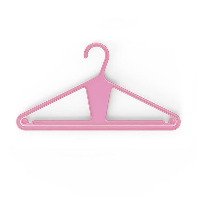Kangaroo™ 100% Recycled High-Strength Clothing Hanger, Pants, Shirt, Jacket, Suit, Coat - Patent-Pending, Heavy Duty, Recycled, Non-Slip, Hangeroo (Pinkity 30-Pack)