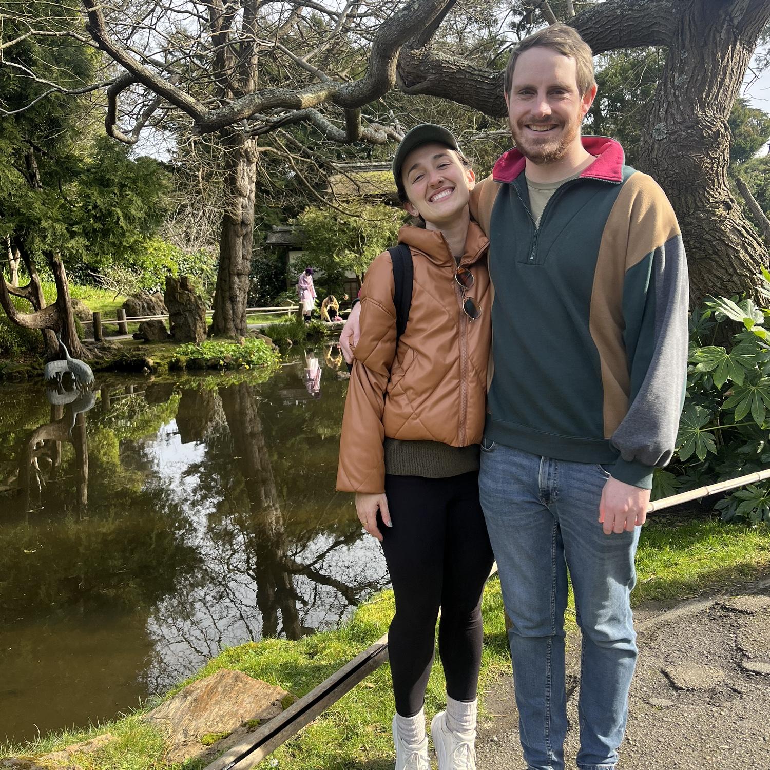 Winter 2025, at the Japanese Tea Garden in our favorite city (San Francisco)