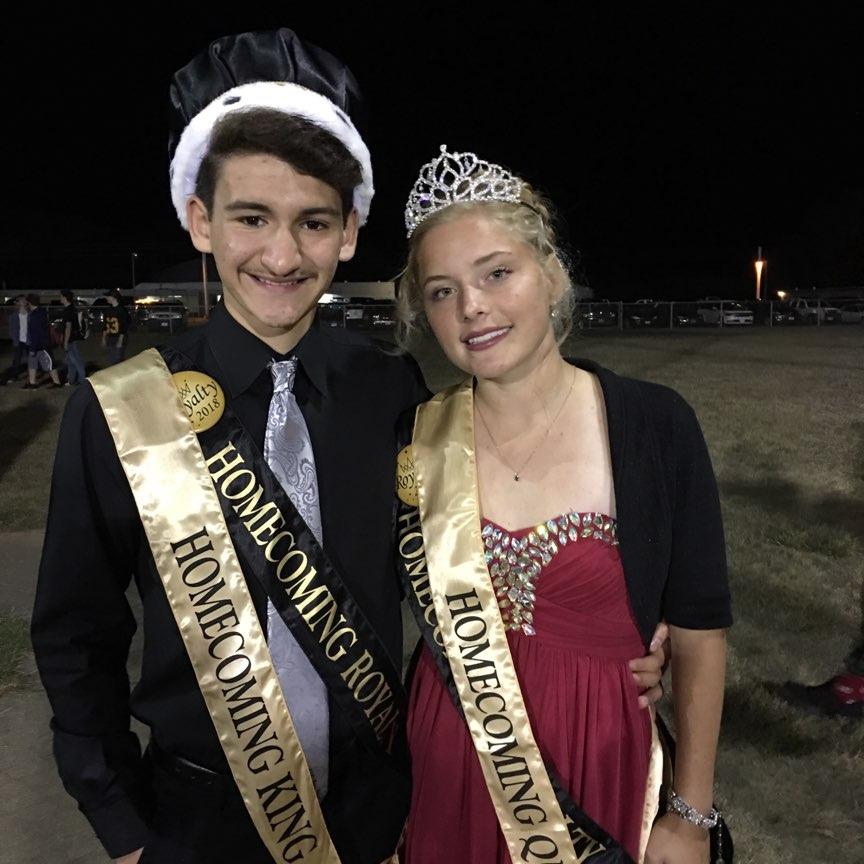 2018 Homecoming King and Queen