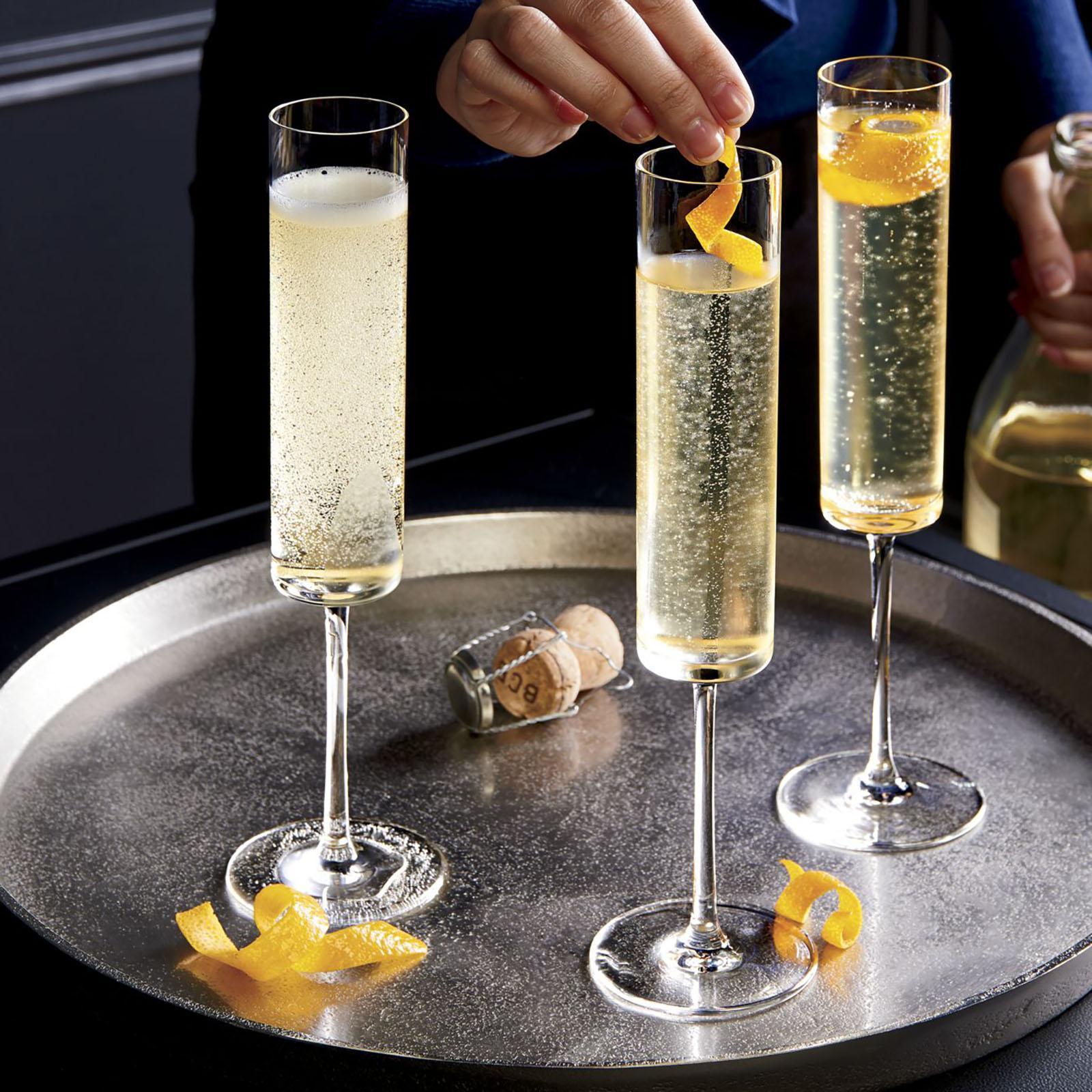 edge champagne glass