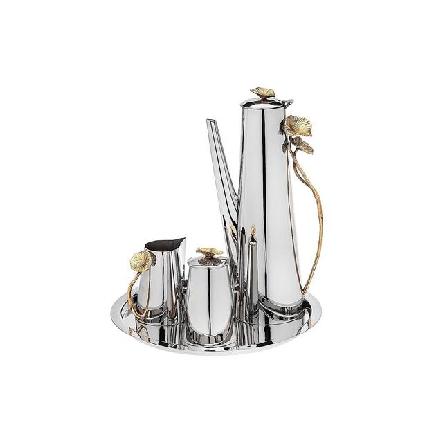 Stainless Steel Tea Set, 4 Piece