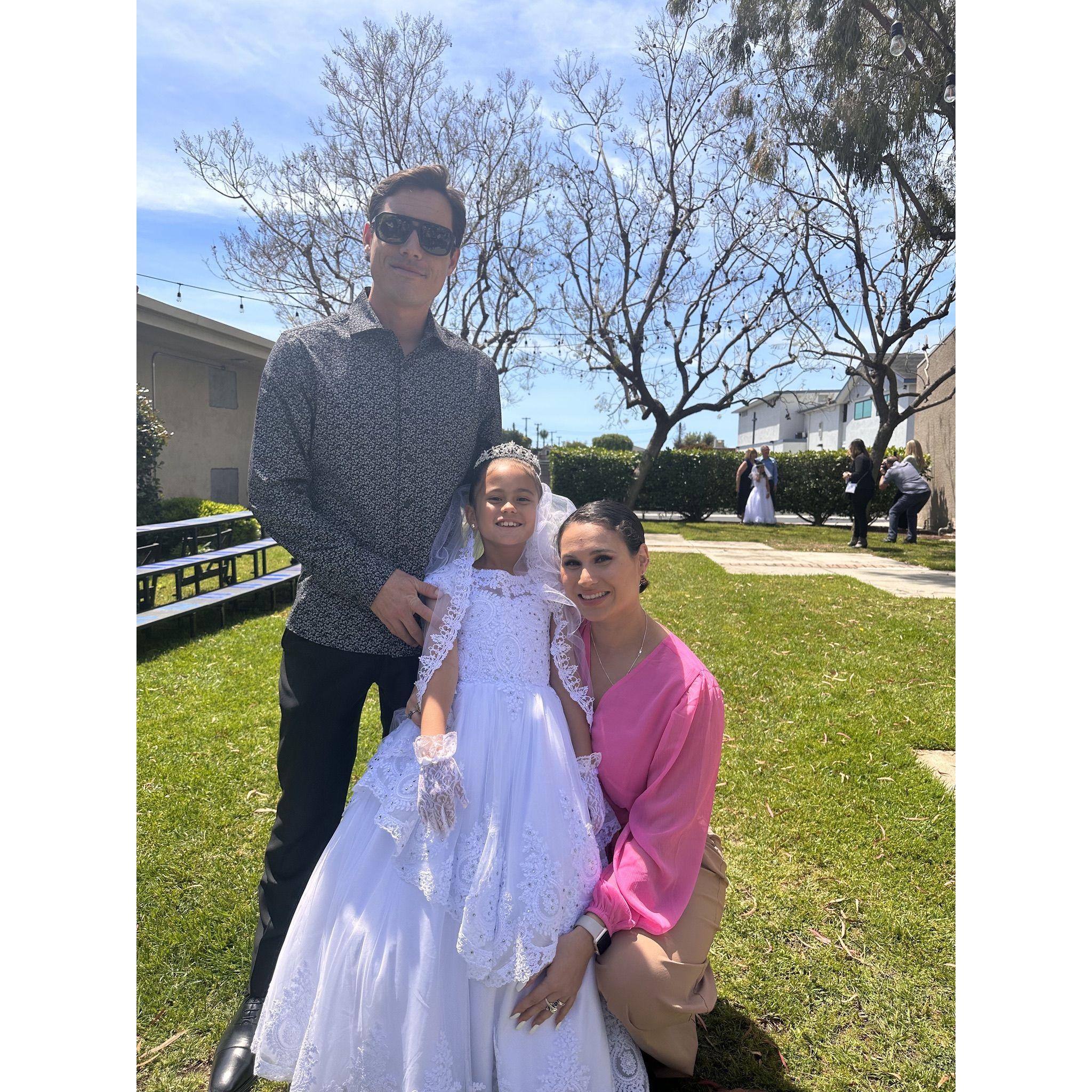 Brielle's 1st communion