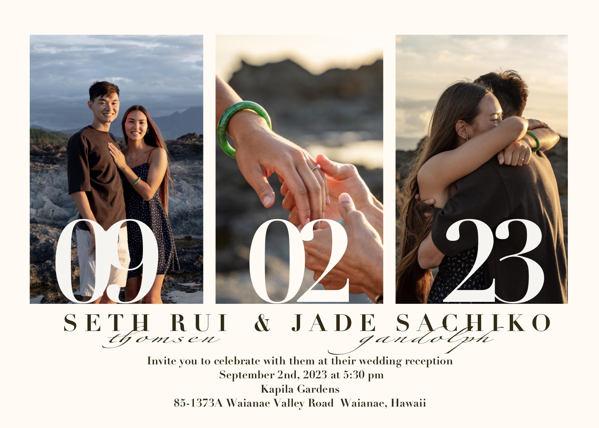 The Wedding Website of Jade Gandolph and Seth Thomsen