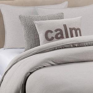 Kenneth Cole Mineral Yarn-Dyed Twin Comforter Set in Stone