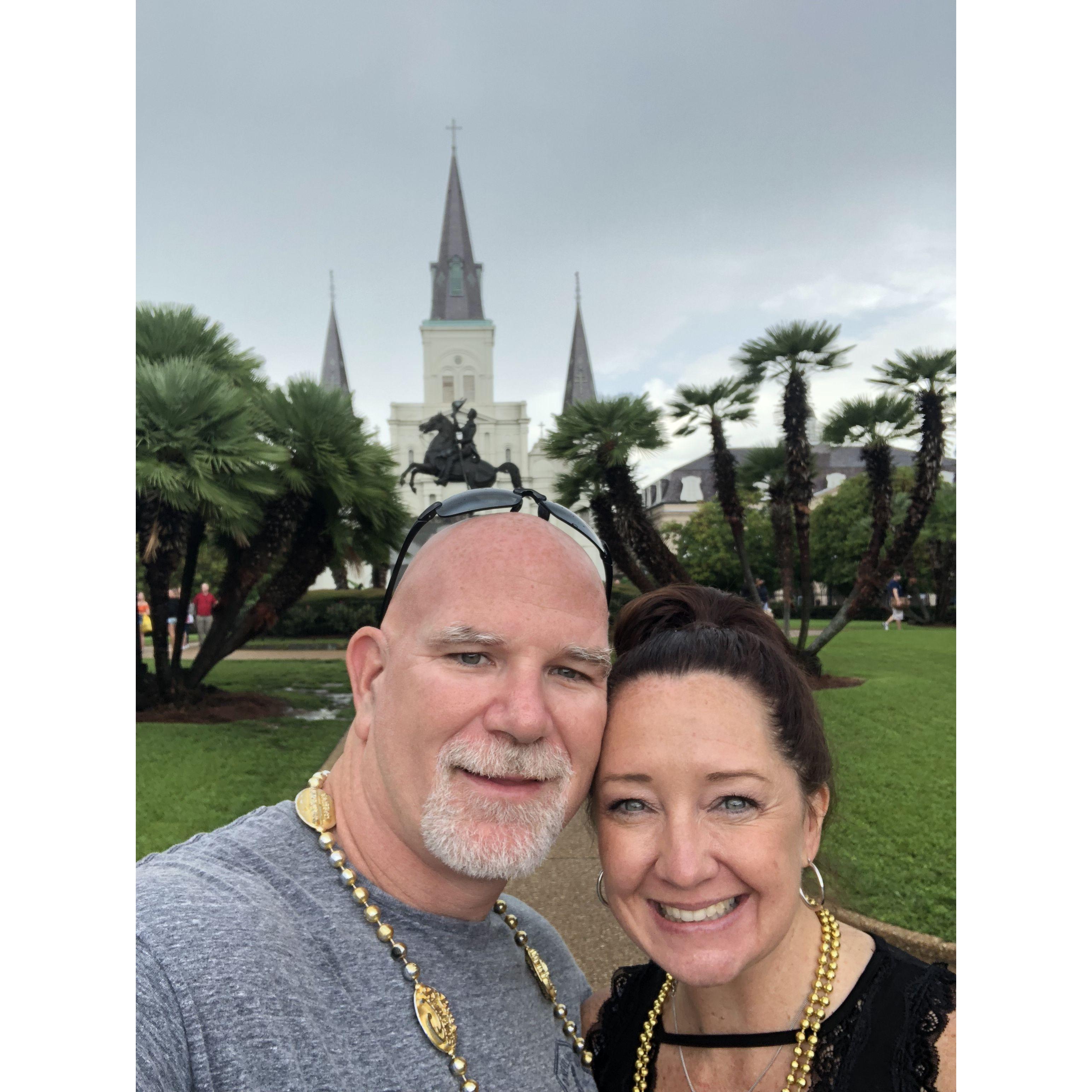 First trip together.  NOLA for Dans birthday
