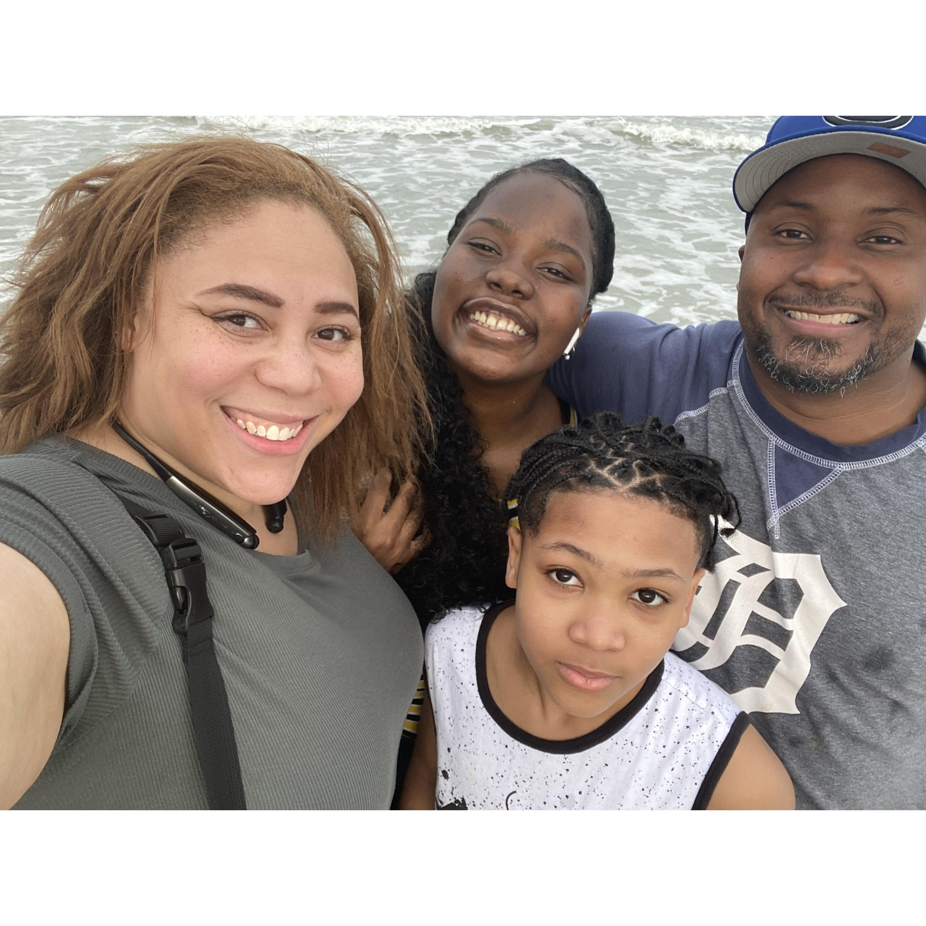 Family time on the beach!