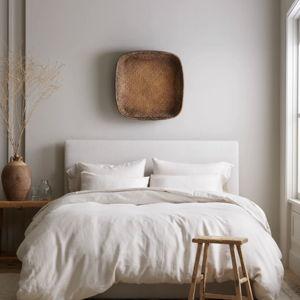 Quince Linen Duvet Cover Set | Queen | In color Sand