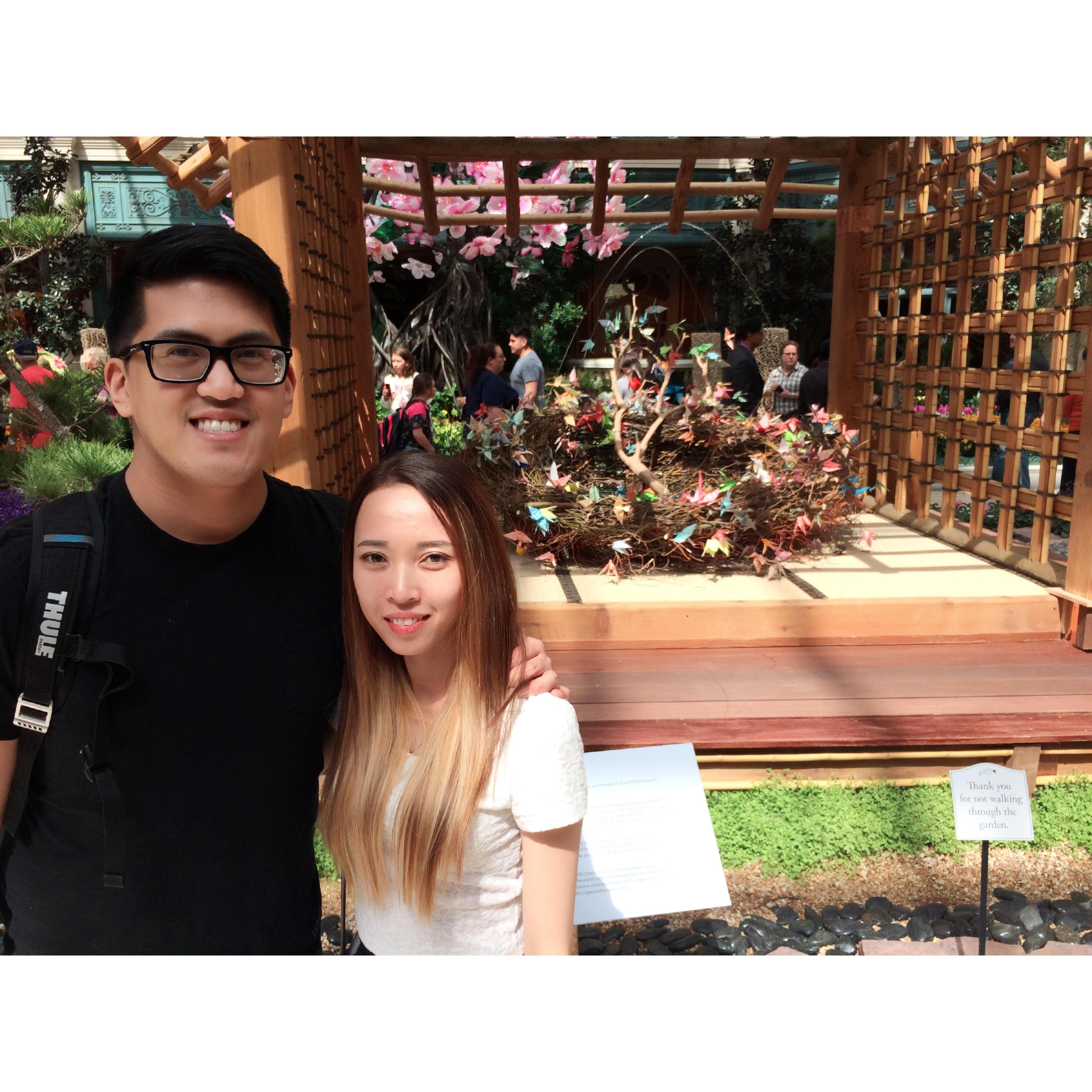 First time we traveled to Las Vegas together.
