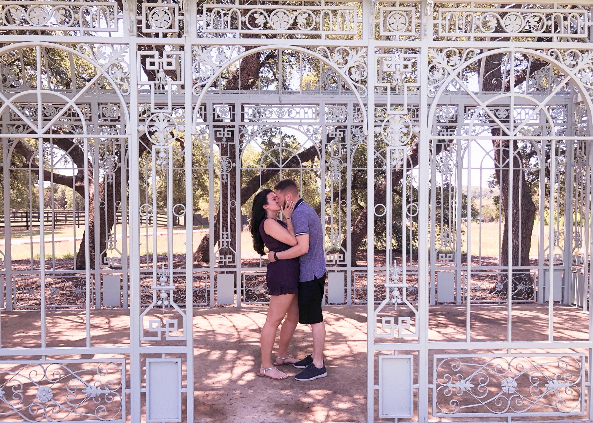 Only a few hours before we got engaged! I (Janessa) thought he might propose at this venue, but he waited and completely convinced me it wasn't happening.